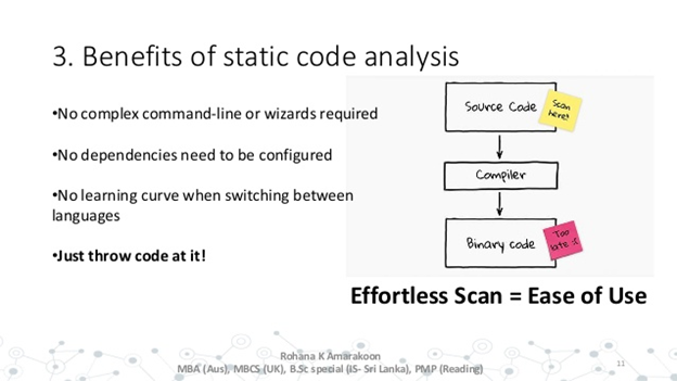 static code analysis benefits